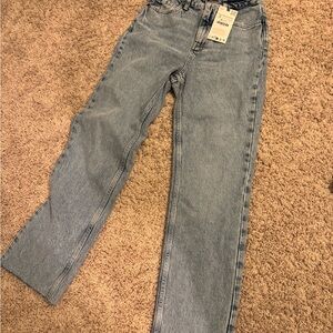 Zara jeans - high rise, straight leg